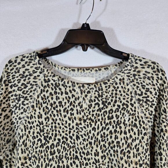 Women's shirt top small, tan with black dots, cheetah print brand obey - Picture 5 of 11